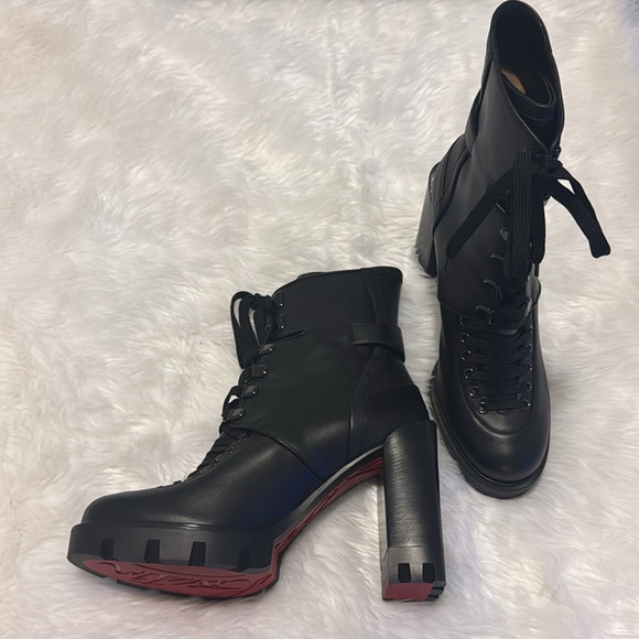 Christian Louboutin Black Ankle Boots - Picture 3 of 11